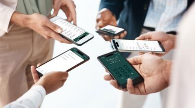 Mobile app available to all users of personal and business accounts